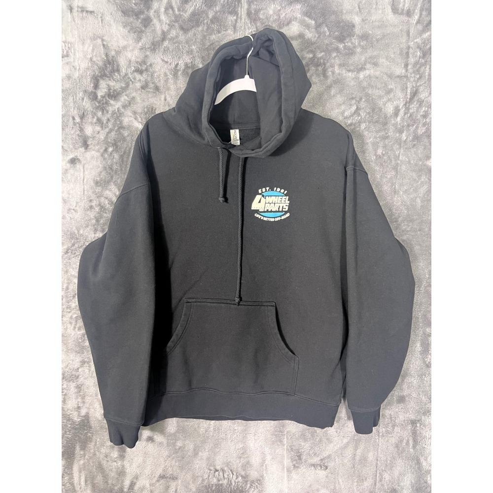 Independent Trading Co 4 Wheel Parts Black Hoodie Sweatshirt Off-Road Graphic
